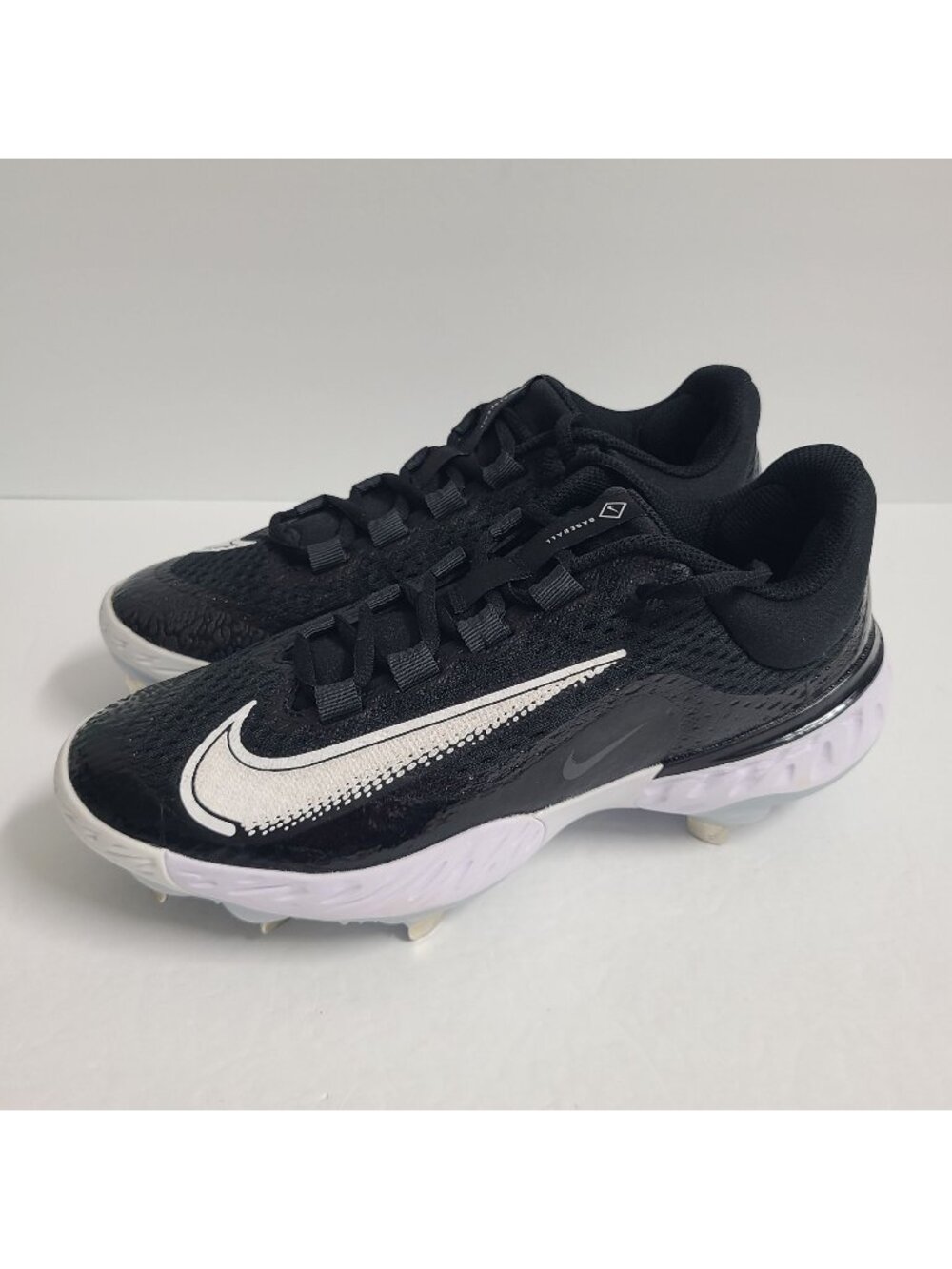 NEW Nike Alpha Huarache Elite Low Baseball Cleats DJ6521-001 Size 7 Black #1